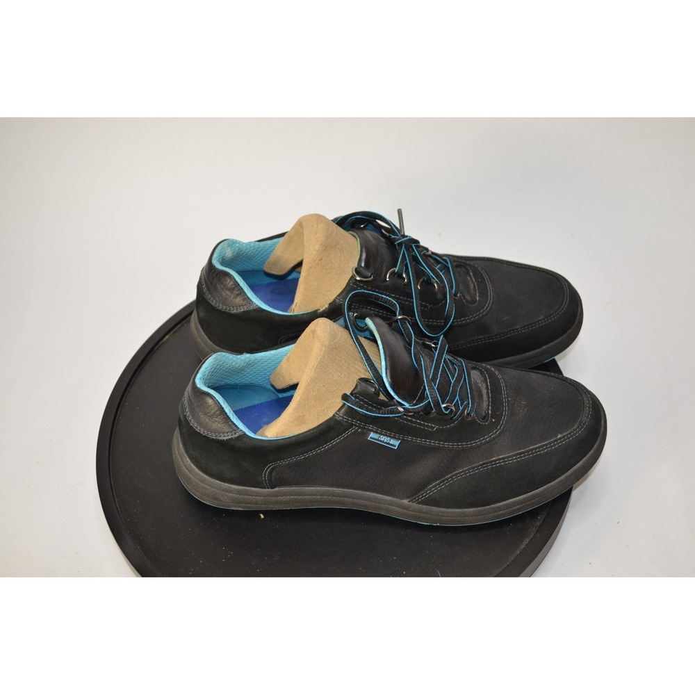 SAS Women's Sporty Black Lace Up Sneaker Shoes 2040-013 Sz 9W